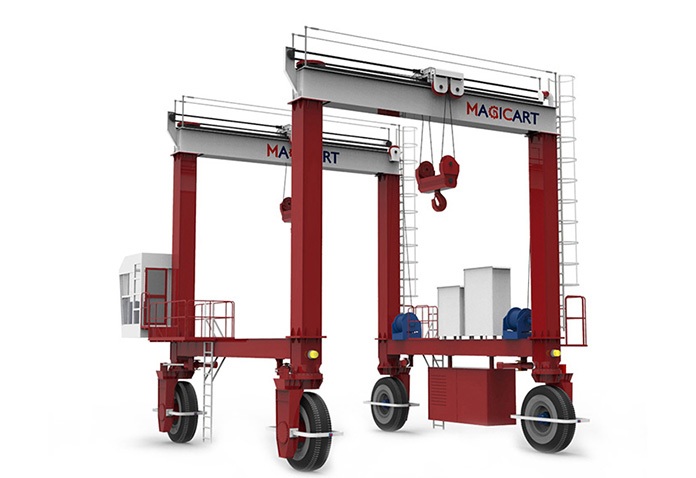 DB model - Double Hook RTG Crane
