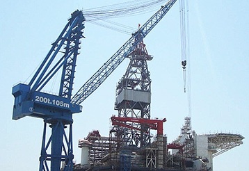 Shipyard Jib crane