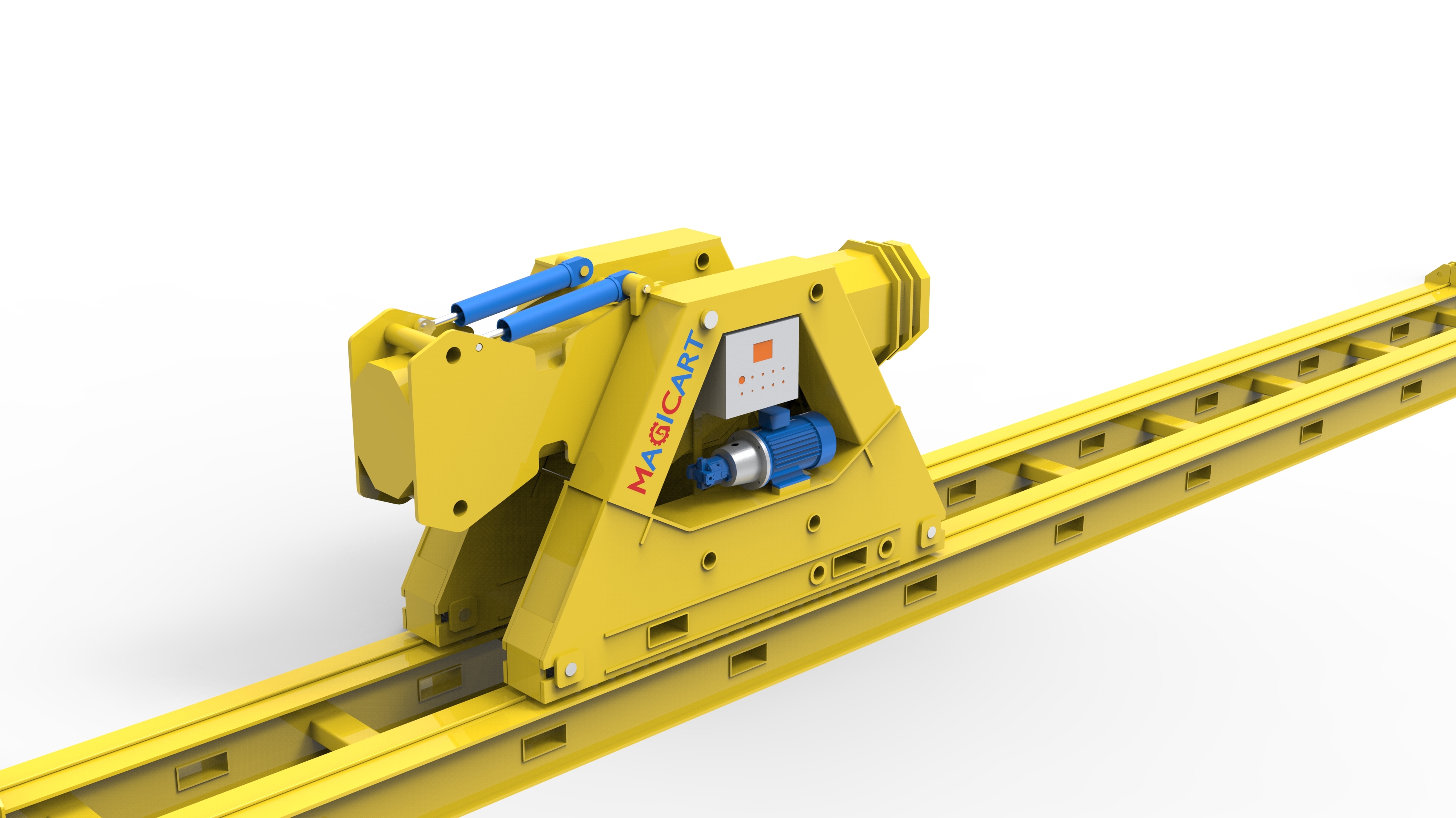 Hydraulic Gantry - MAGICART’s Folding Design