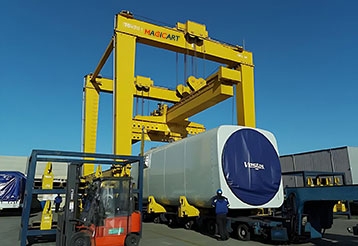 BS model – Spreader RTG Crane