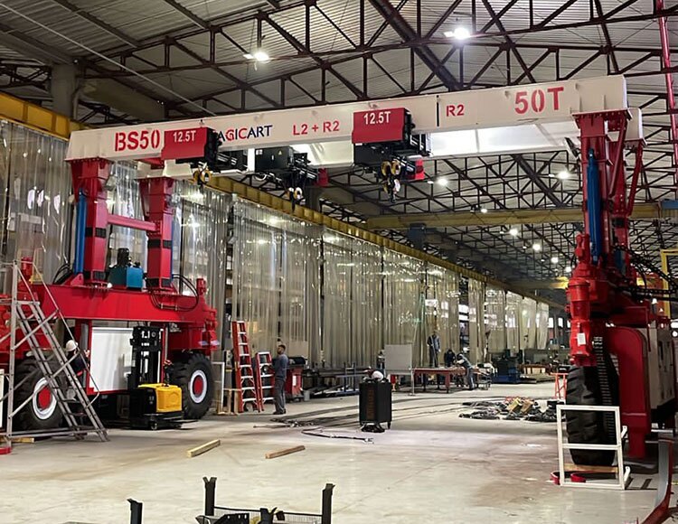 50T Rubber Tyred Gantry Crane