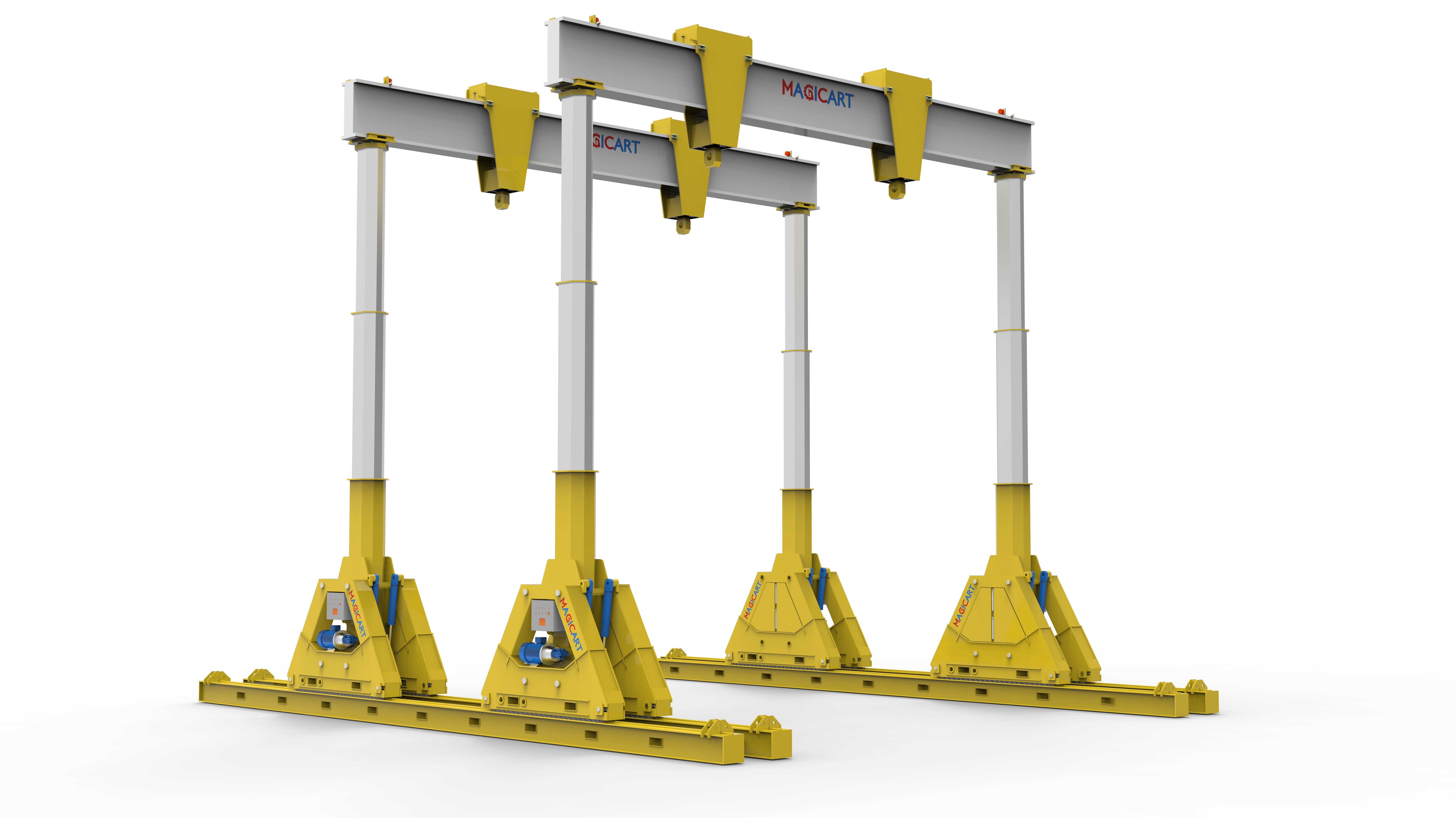 Hydraulic Gantry - MAGICART’s Folding Design