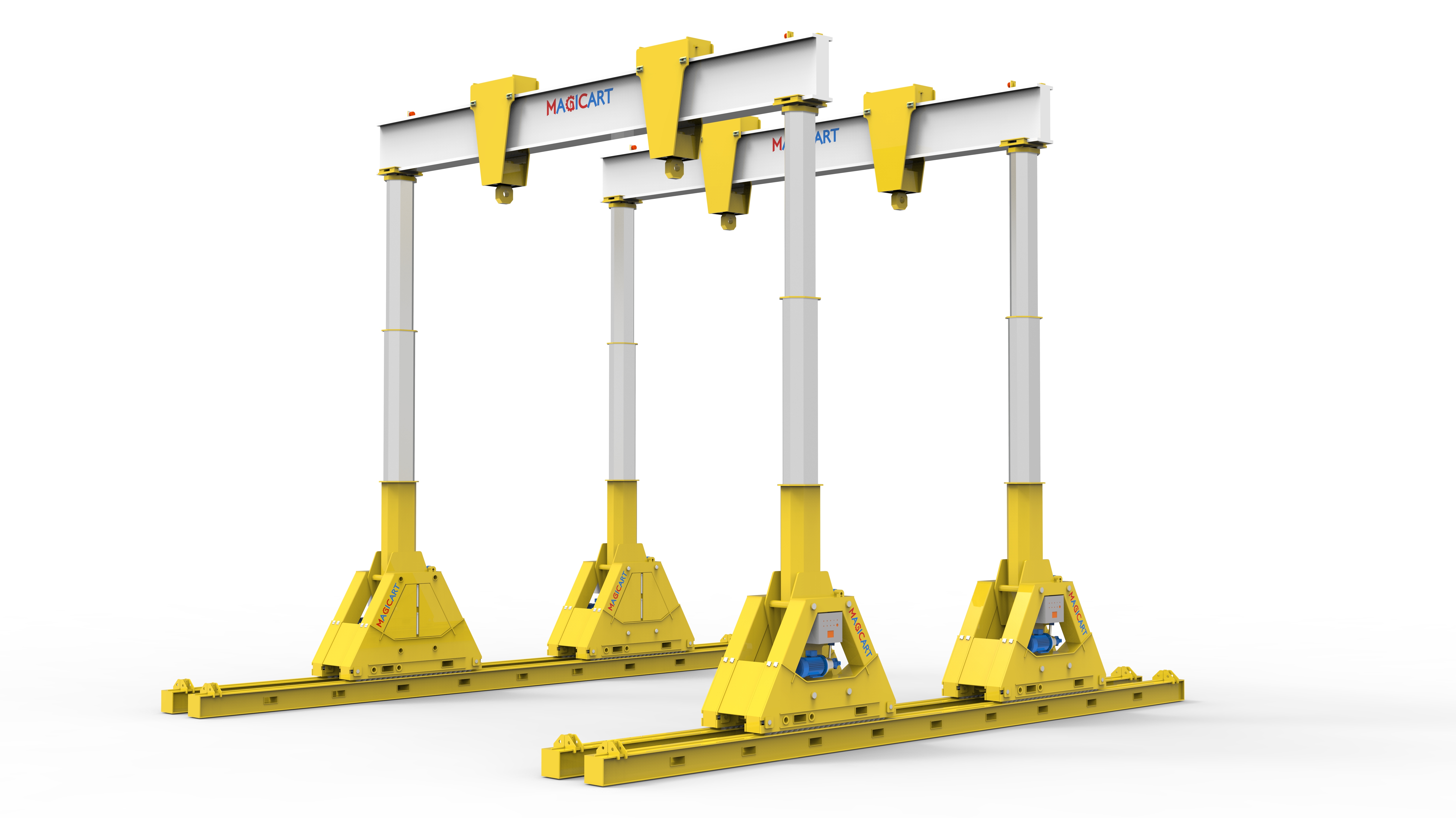 Hydraulic Gantry - MAGICART’s Folding Design