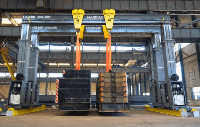 400T Hydraulic Gantry Successfully Passes Factory Load Test for Czech Order
